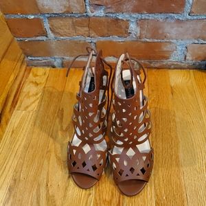 Brown Lased up Sandles